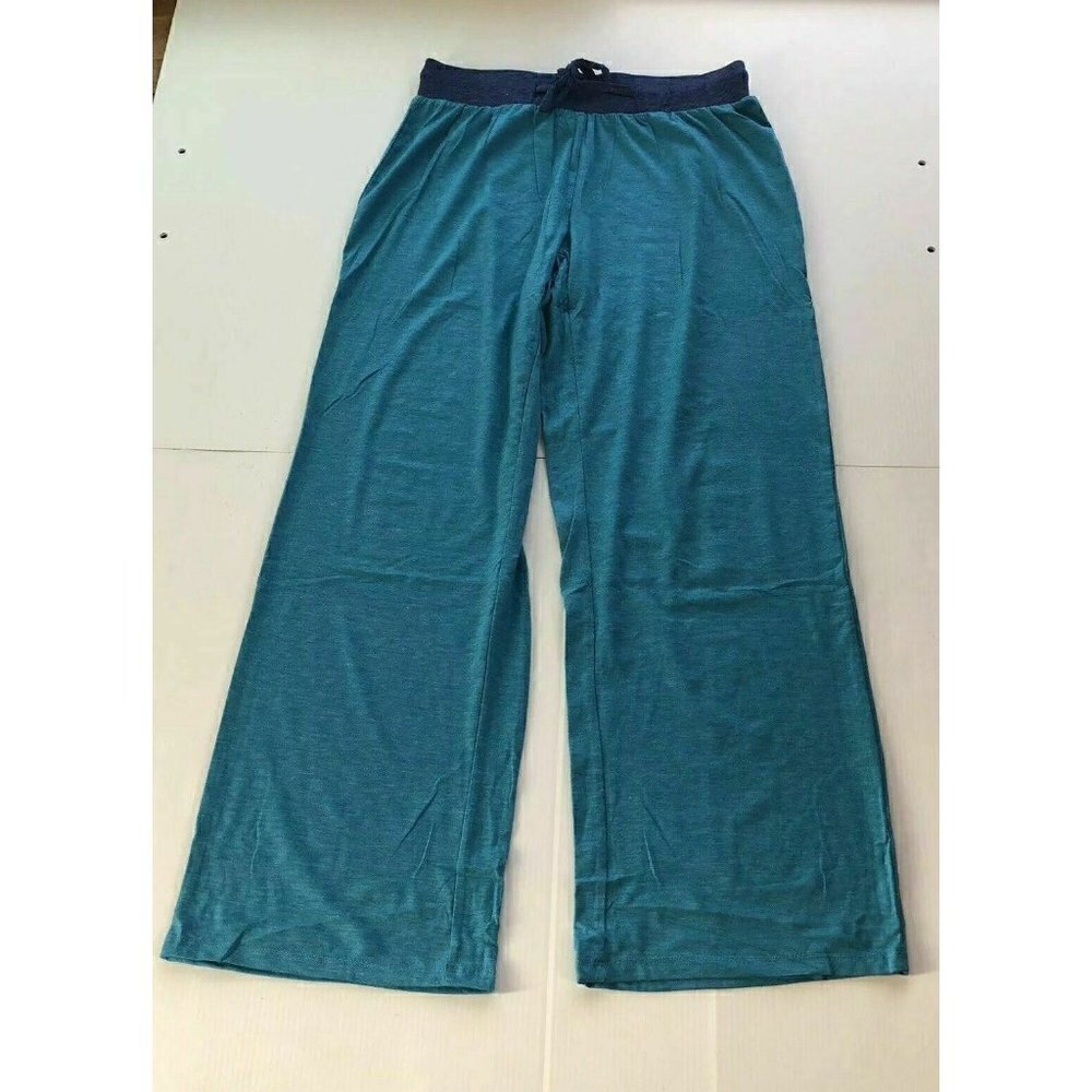 Natural Reflections Womens Solid Enamel Printed Waistband Lounge Pants - Picture 4 of 10